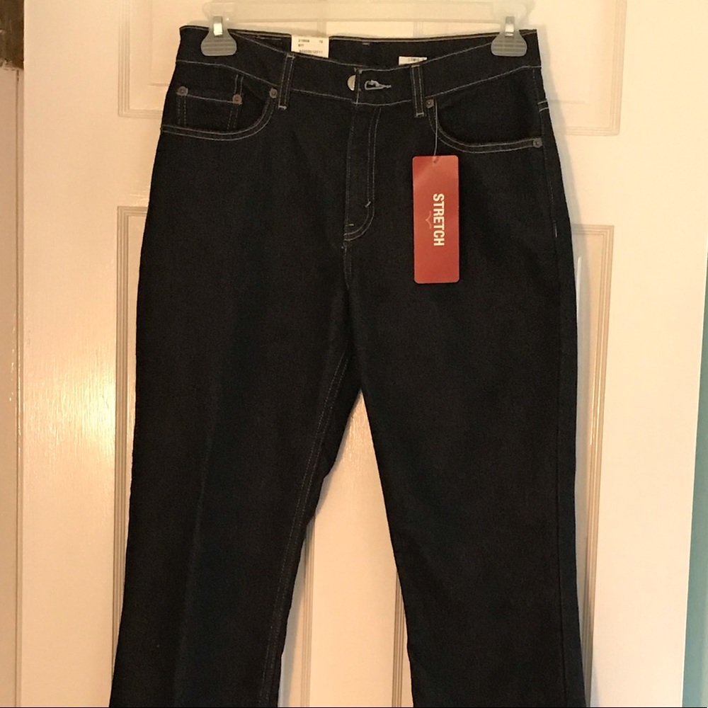 Levi’s 515 bootcut black stretch jeans